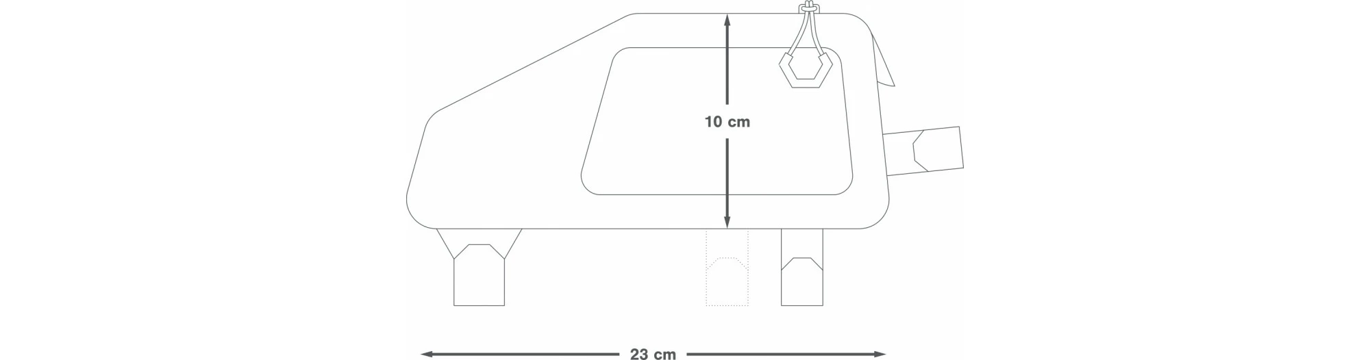 APIDURA Sacoche De Cadre Backcountry Top Tube 1L 7 APIDURA Sacoche De Cadre Backcountry Top Tube 1L – Image 5